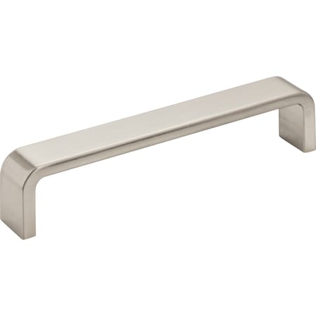 Elements 128 mm Center-to-Center Satin Nickel Square Asher Cabinet Pull 193-128SN